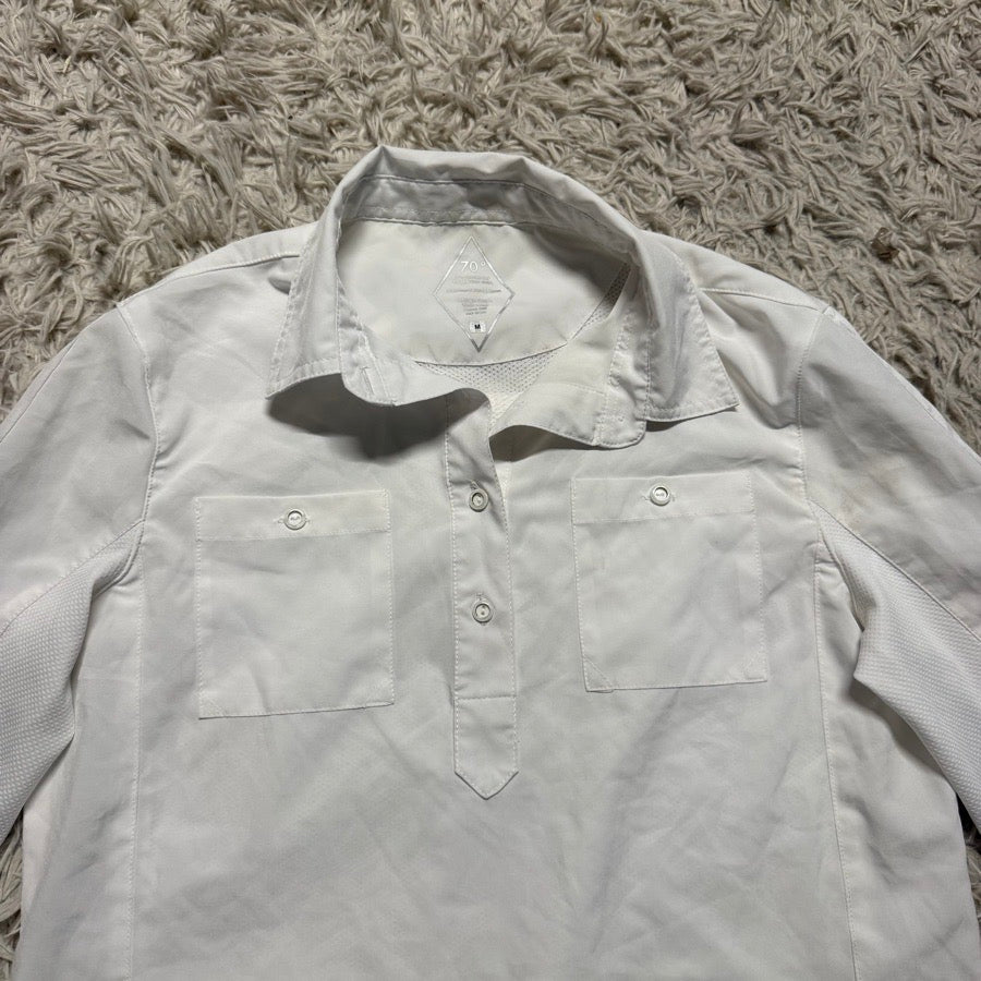 Other Women’s Medium White 70 Degrees Long Sleeve Horseback Riding Sunshirt (4)
