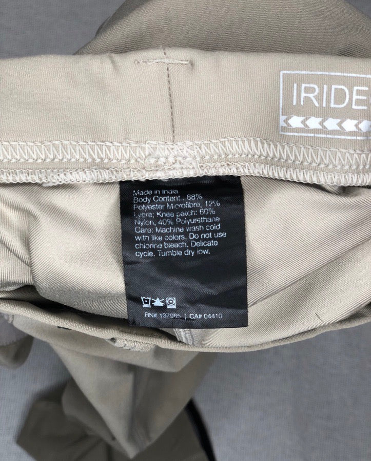 Irideon tan youth riding tights