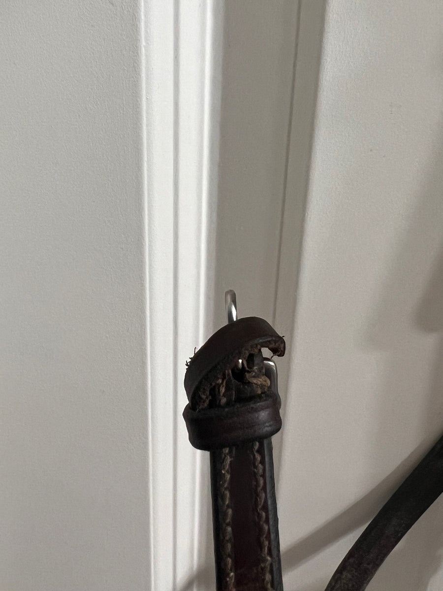 Fancy Stitched Collegaite Bridle in Dark Brown