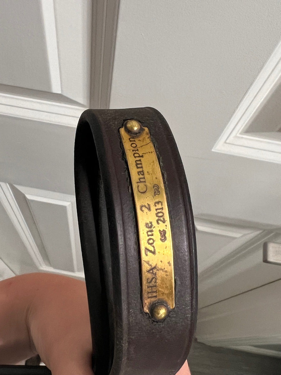 Fancy Stitched Collegaite Bridle in Dark Brown