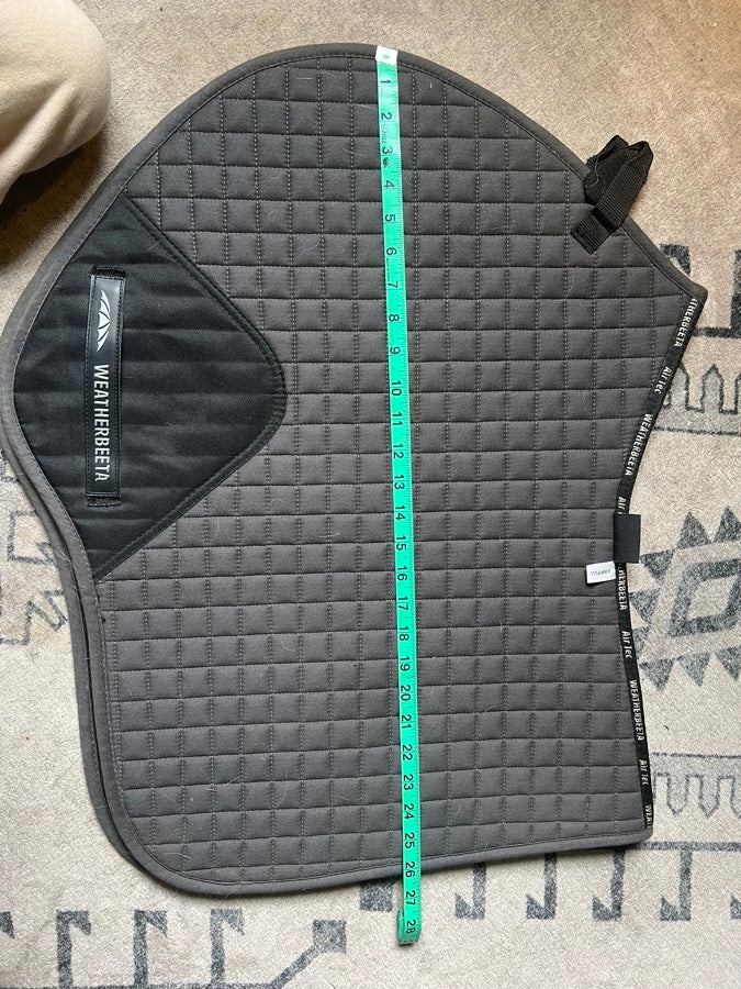 Weatherbeeta Gray Full Jump Saddle Pad