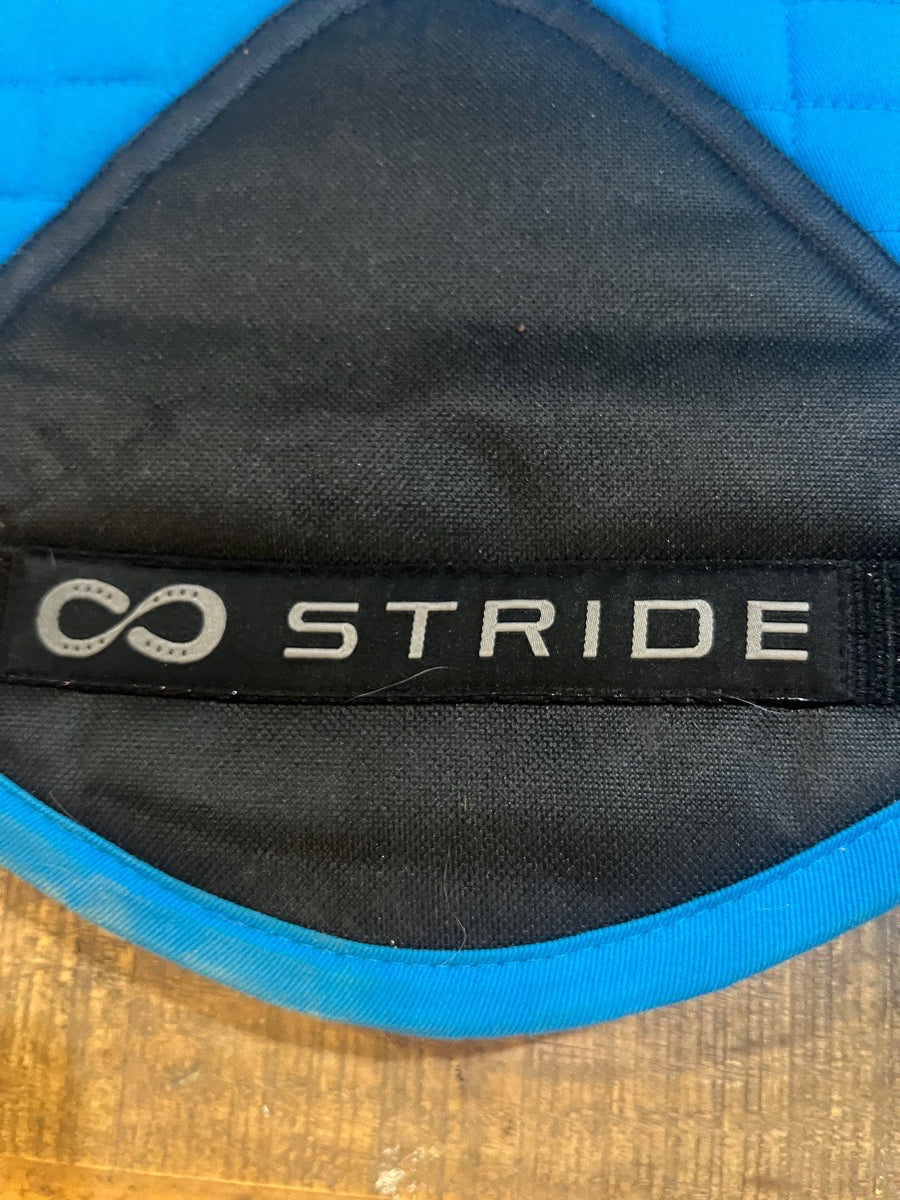 Blue stride saddle pad