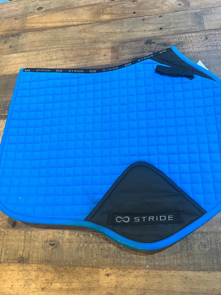 Blue stride saddle pad