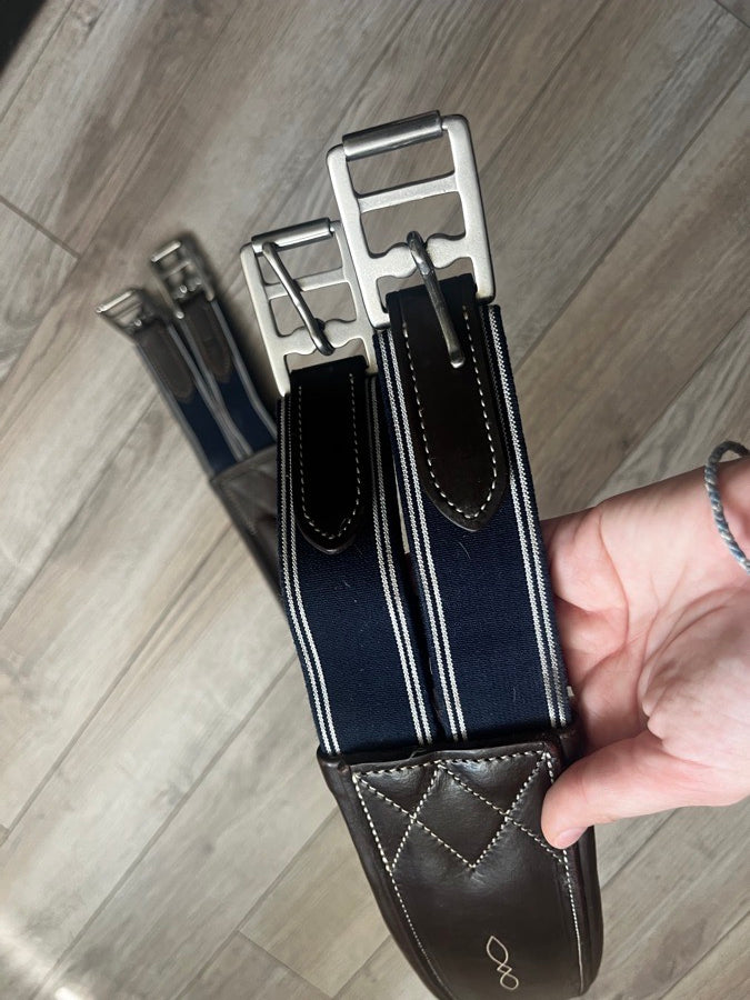 DOVER SADDLERY Suffolk Raised Fancy Stitch Girth- 48” (4)