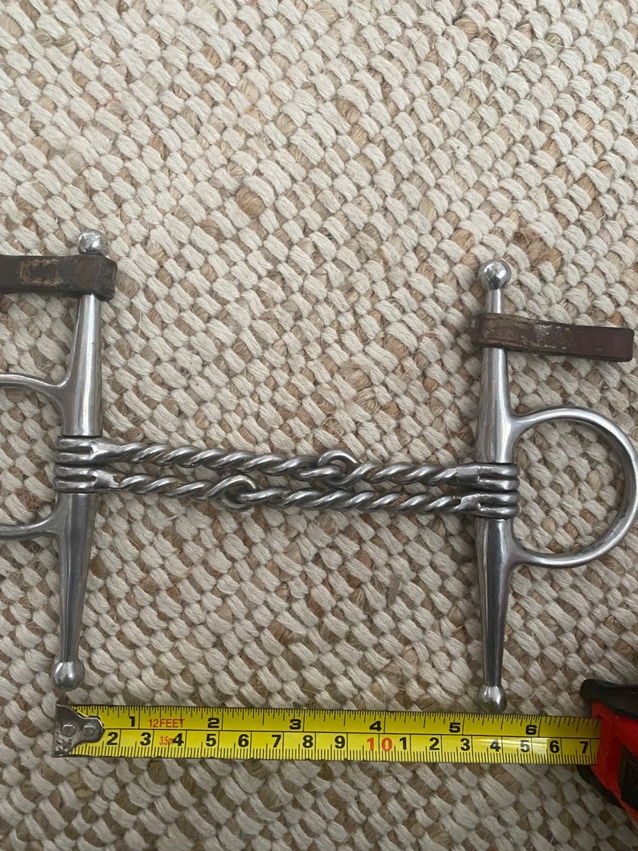 Full Cheek Double Twisted Wire Bit - Size 4 3/4