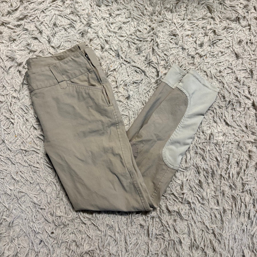 PIPER BY SMARTPAK Women’s Size 28L Tan Smartpak Knee Patch Horseback Riding Breeches