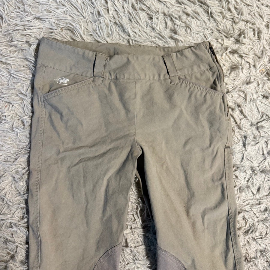 PIPER BY SMARTPAK Women’s Size 28L Tan Smartpak Knee Patch Horseback Riding Breeches (3)