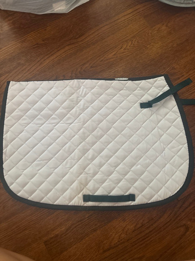 DOVER SADDLERY White and green Dover pad