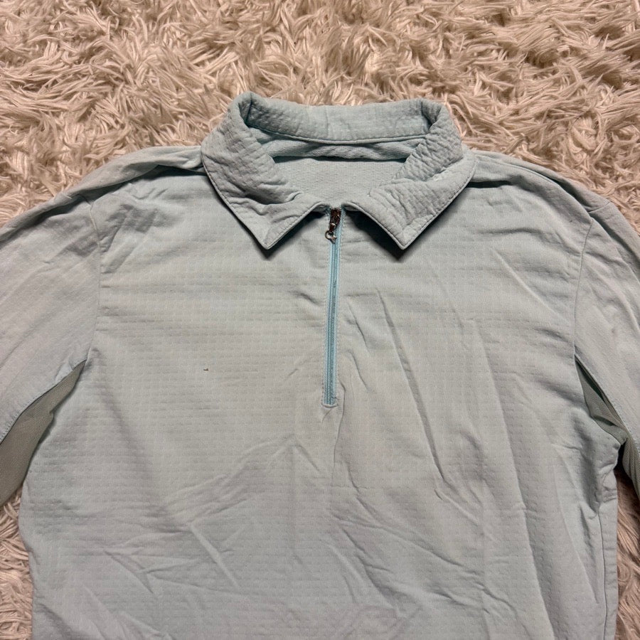 Other Women’s Small Blue Swing Long Sleeve Horseback Riding Golf Sunshirt. Good Cond. (2)