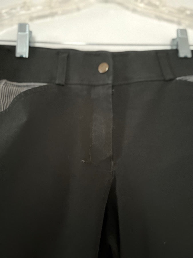 Dover Saddlery Suede Knee-Patch Breeches, Green, Size 28