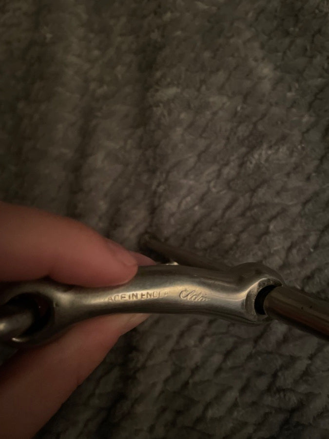 4.75” simple full cheek snaffle