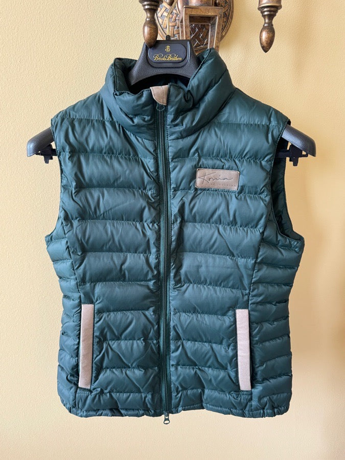 Green Konia Equestrian Lightweight Down Vest