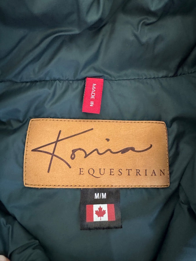 Green Konia Equestrian Lightweight Down Vest