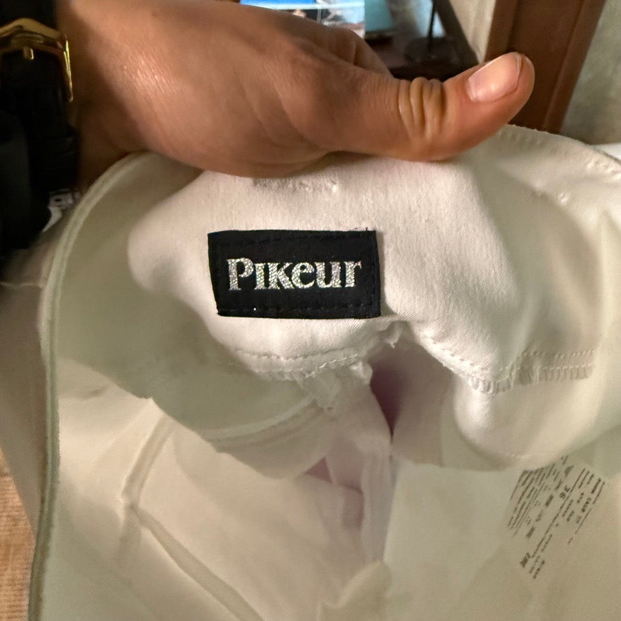 Women’s Size 24 White Pikeur Full Seat Horseback Riding Breeches