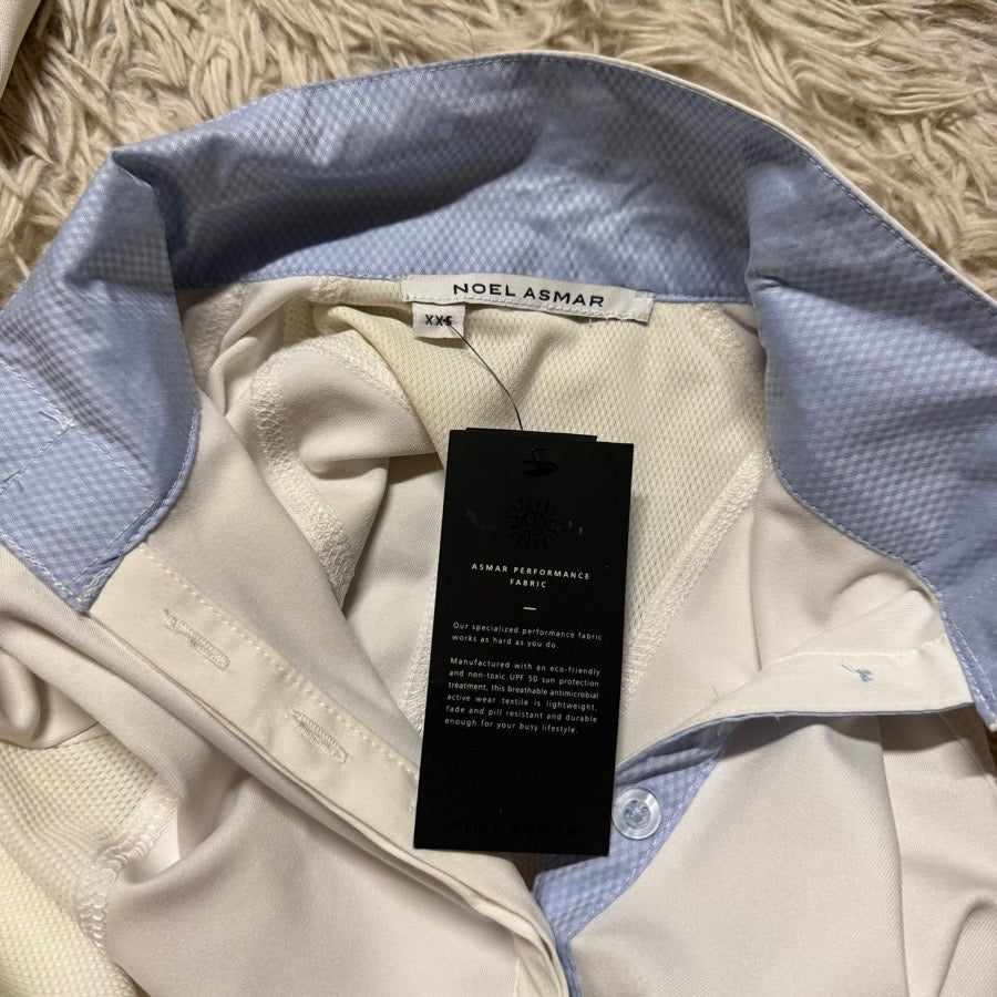 NOEL ASMAR EQUESTRIAN New Women’s XXS White Noel Asmar Long Sleeve Horseback Riding Show Shirt (5)
