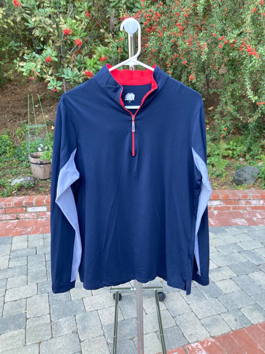 EIS Sun Shirt | Navy/Red/White | XL