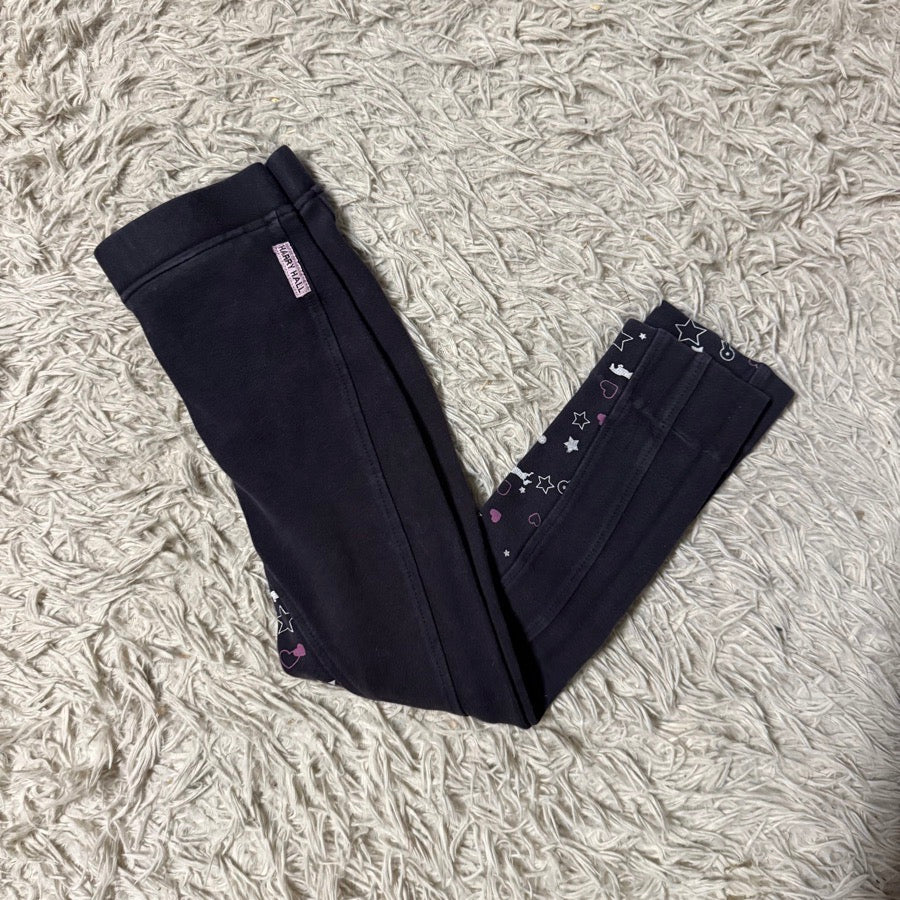 Child’s 6/7 Years Navy Harry Hall Knee Patch Horseback Riding Tights Breeches