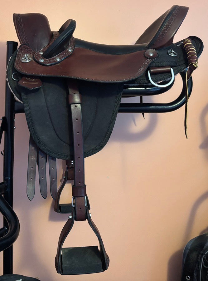 Brown Hybrid Saddle