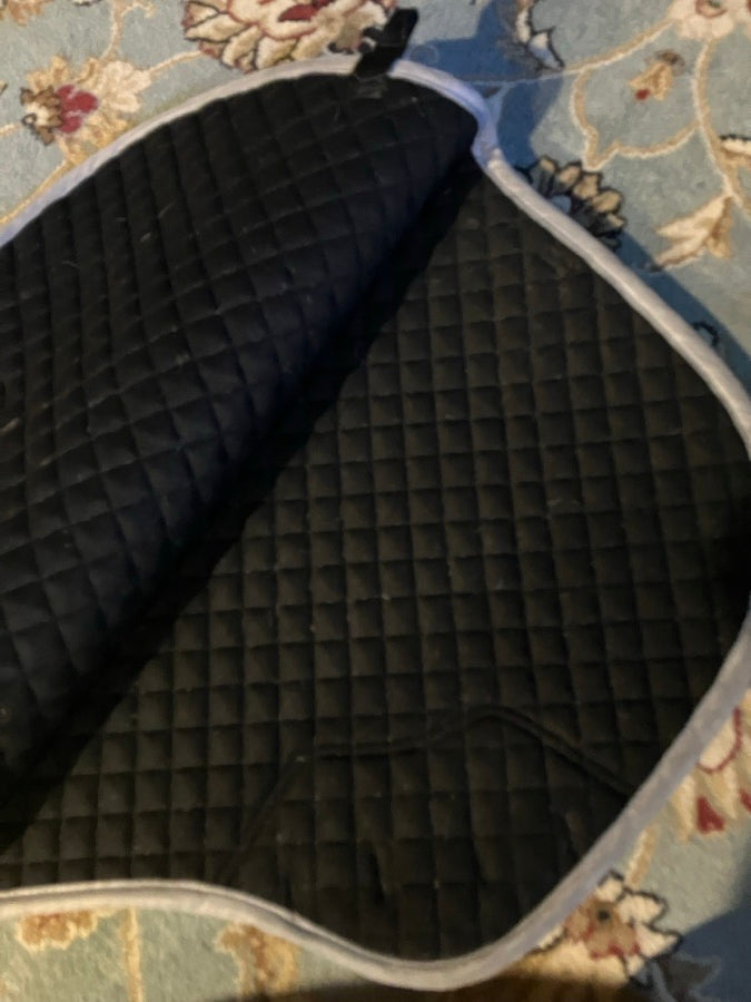 LEMIEUX LeMeuix saddle pad large gray only used once amazing condition (3)