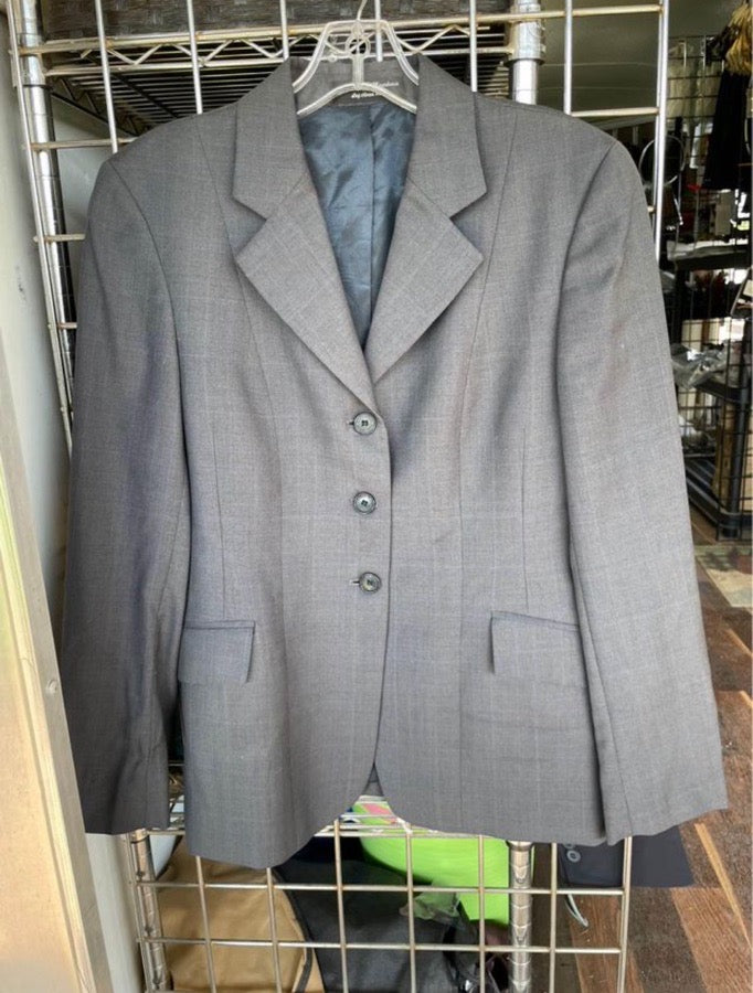 RJ Classic R-6 Grey plaid Hunt coat