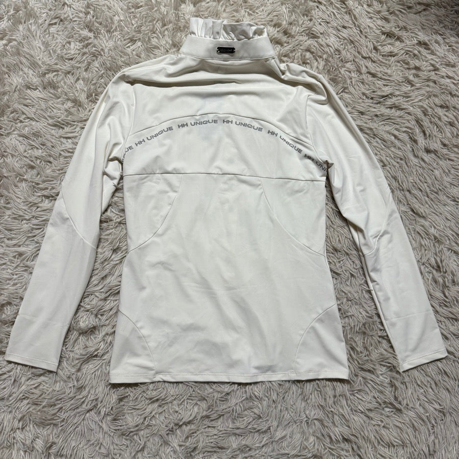 Other New Women’s Size 12 White HH Unique Long Sleeve Horseback Riding Show Shirt. (4)