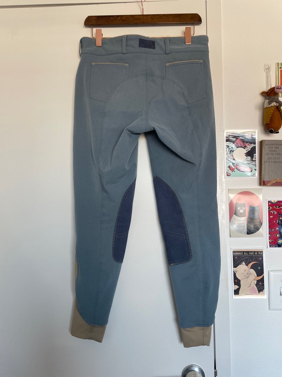 Blue Dover Breeches-US 26