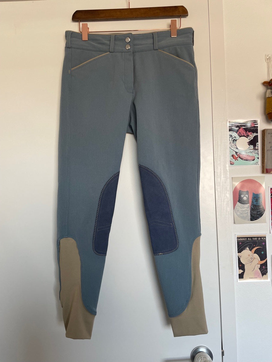 Blue Dover Breeches-US 26