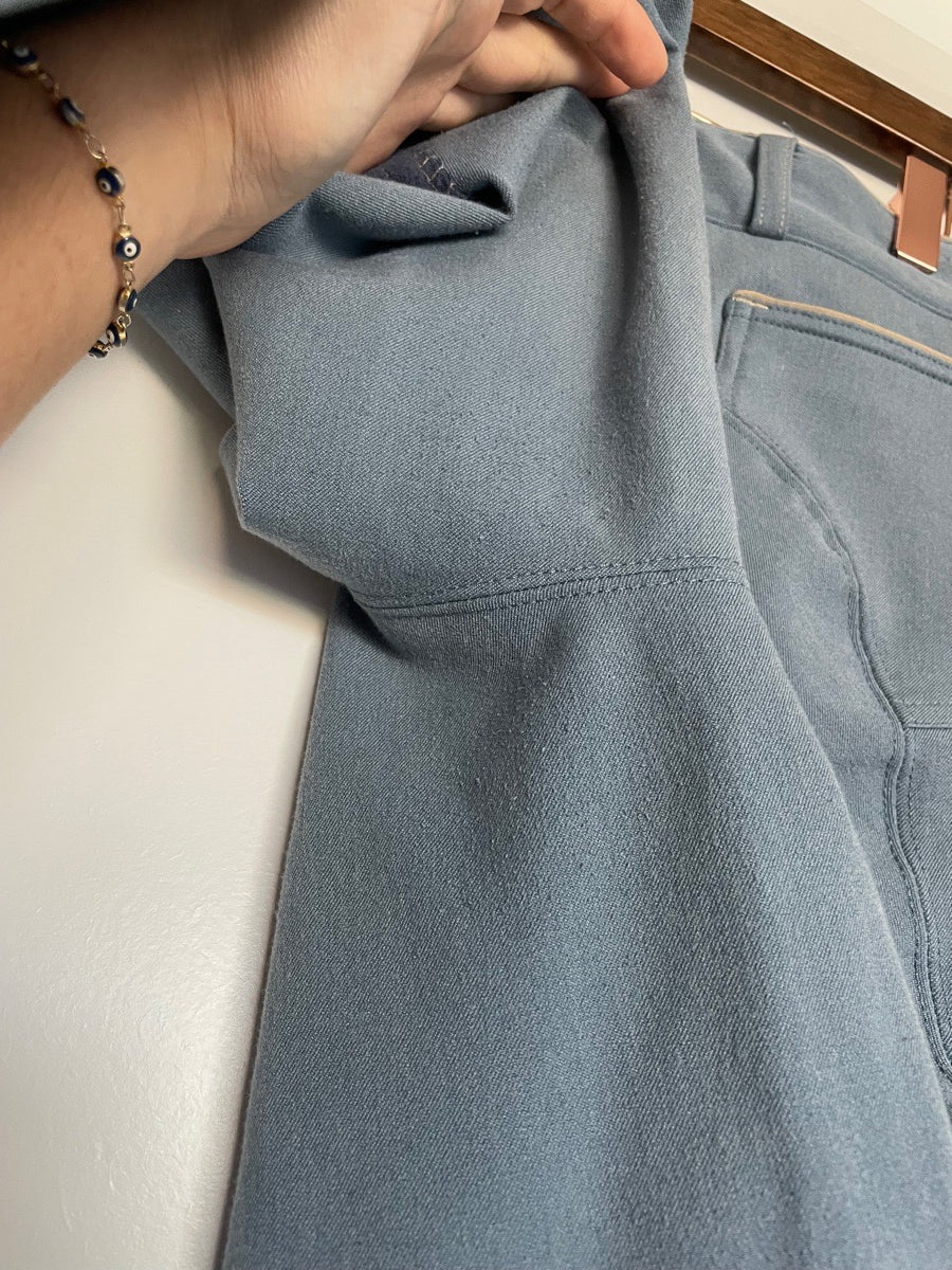 Blue Dover Breeches-US 26