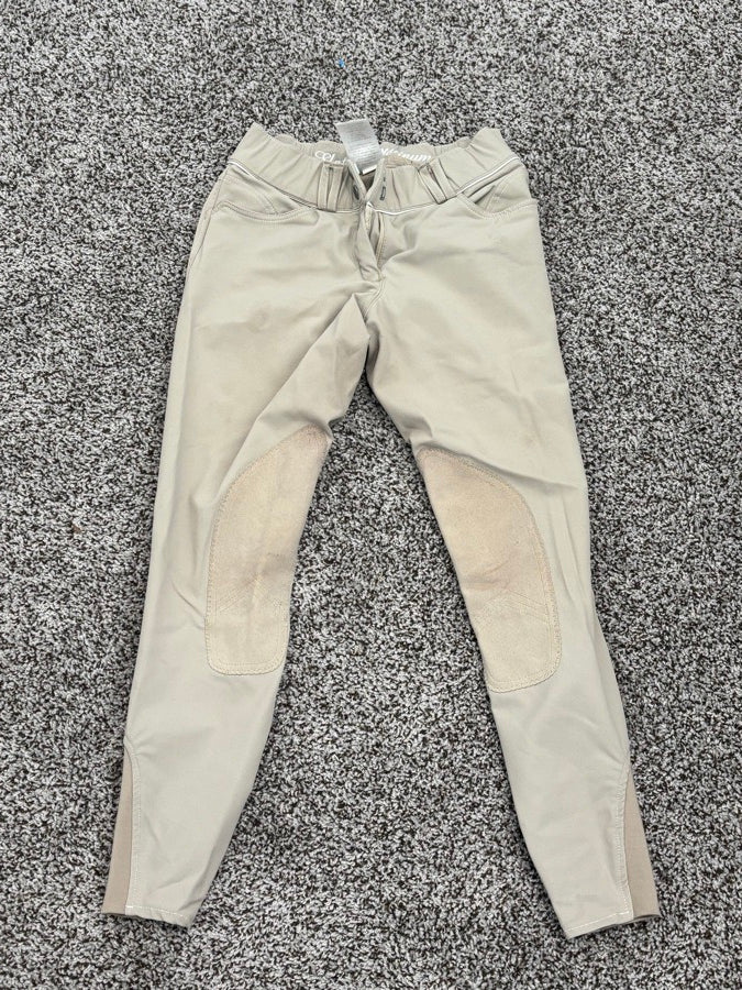 Tan Elation Platinum Low Rise Breeches