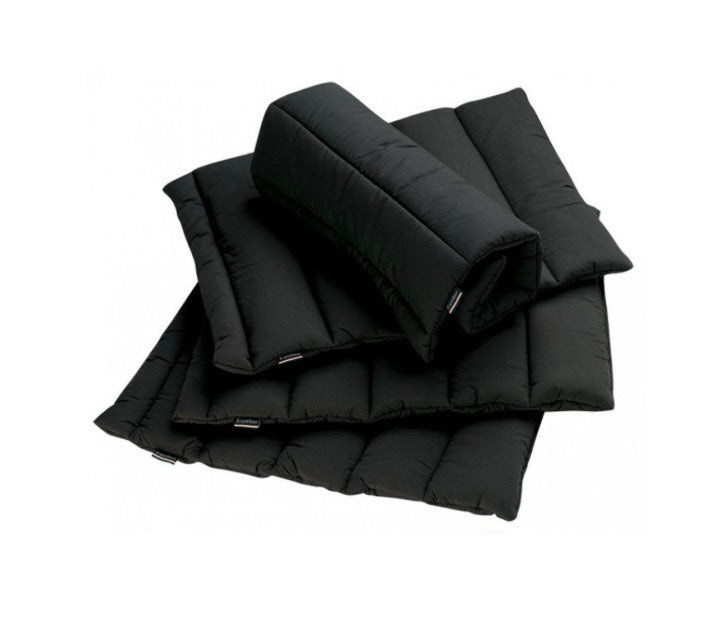 New/never used Equiline Quilted Leg Wraps - Black