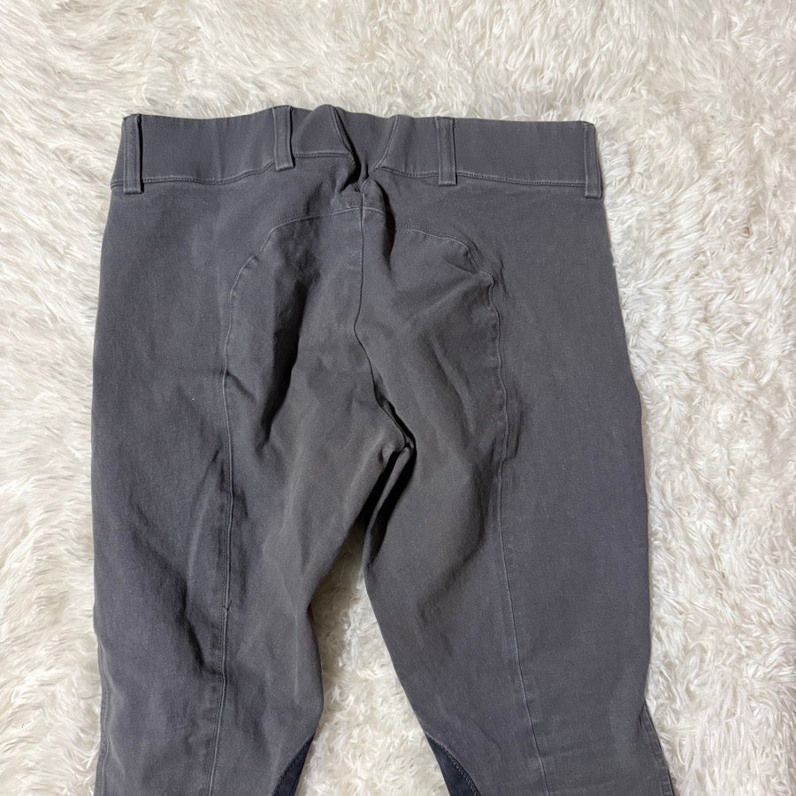 ARIAT Women’s Size 26R Grey Ariat Knee Patch Horseback Riding Breeches (5)