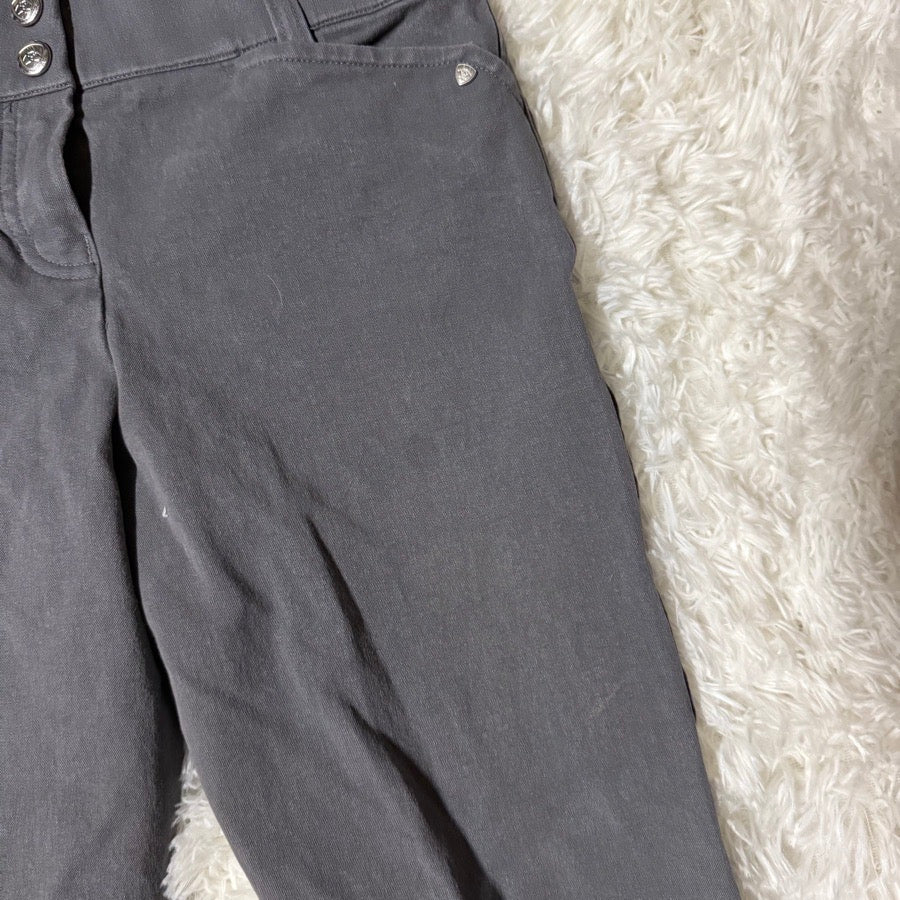 ARIAT Women’s Size 26R Grey Ariat Knee Patch Horseback Riding Breeches (6)