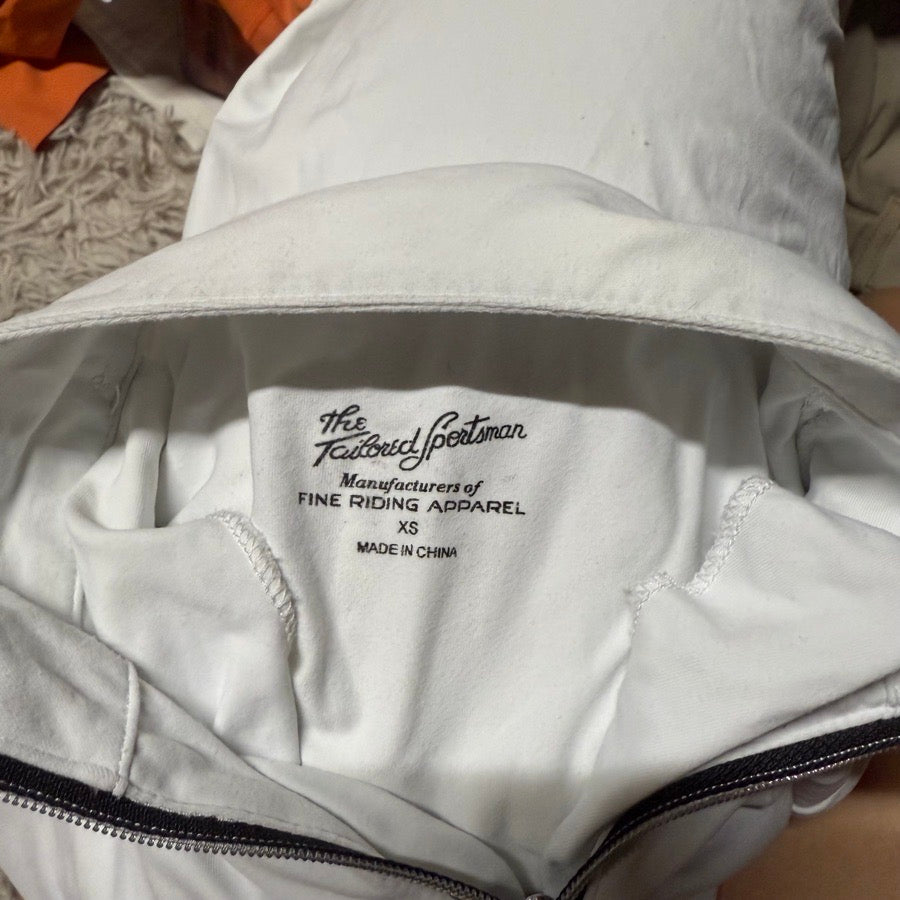 THE TAILORED SPORTSMAN Women’s XS White Tailored Sportsman Short Sleeve Horseback Riding Sunshirt (4)