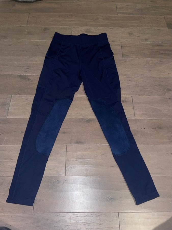 Blue riding breeches
