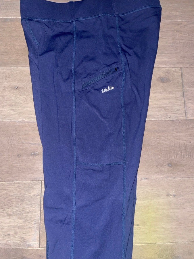 Blue riding breeches