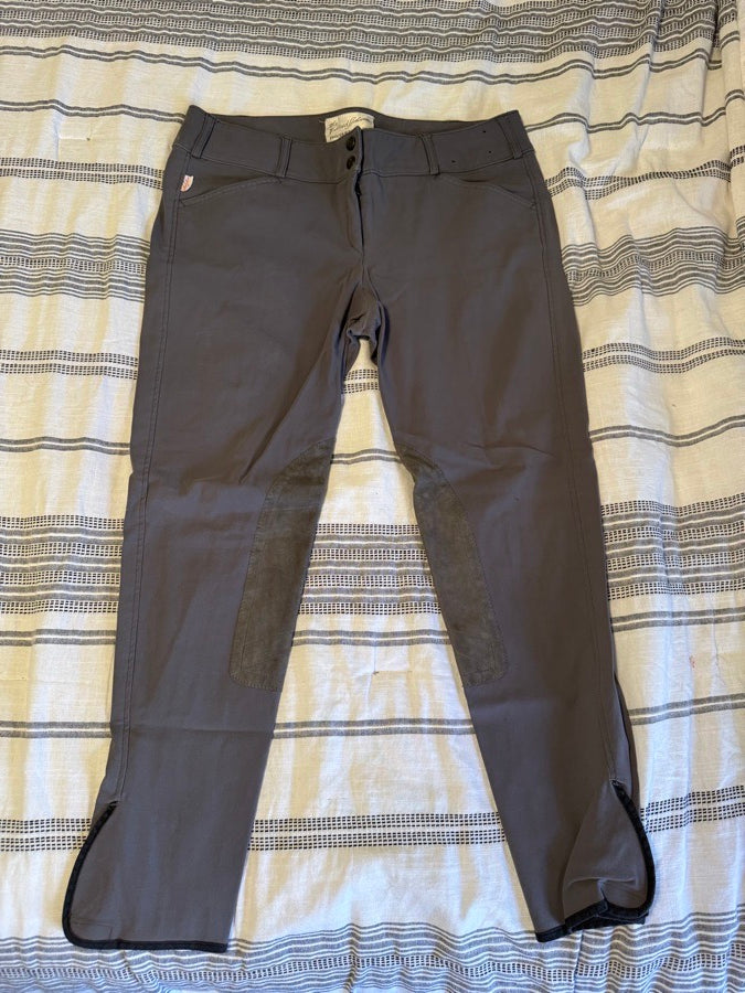 Tailored Sportmans Front zip mid rise 32R