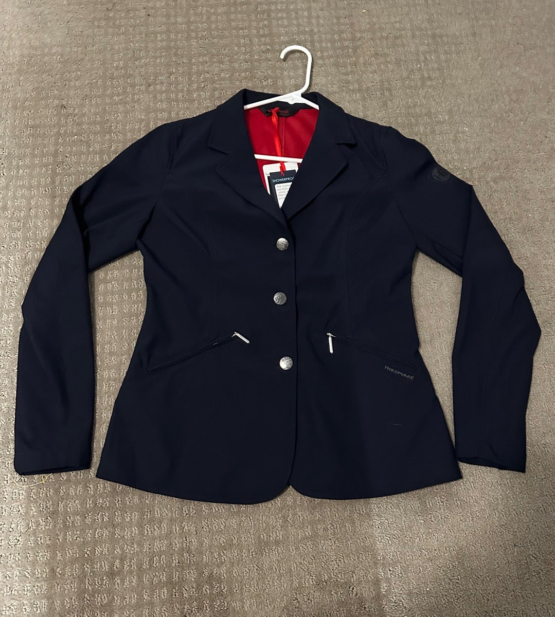 HORSEWARE IRELAND BNWT Horseware Ireland Dark Navy Ladies Competition Jacket Size Medium