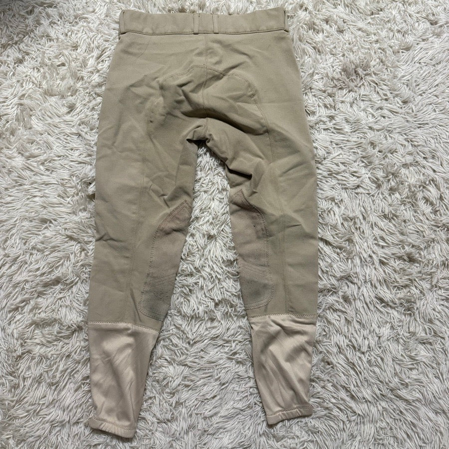 Women’s Size 28 Tan Ovation Knee Patch Horseback Riding Breeches