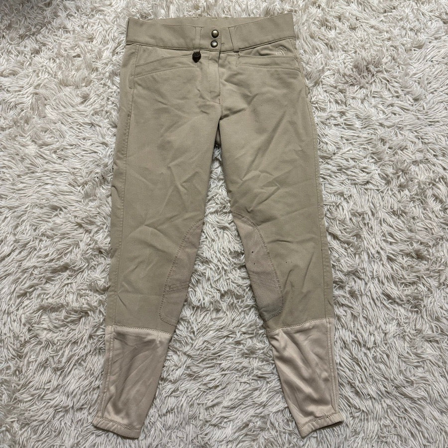 Women’s Size 28 Tan Ovation Knee Patch Horseback Riding Breeches