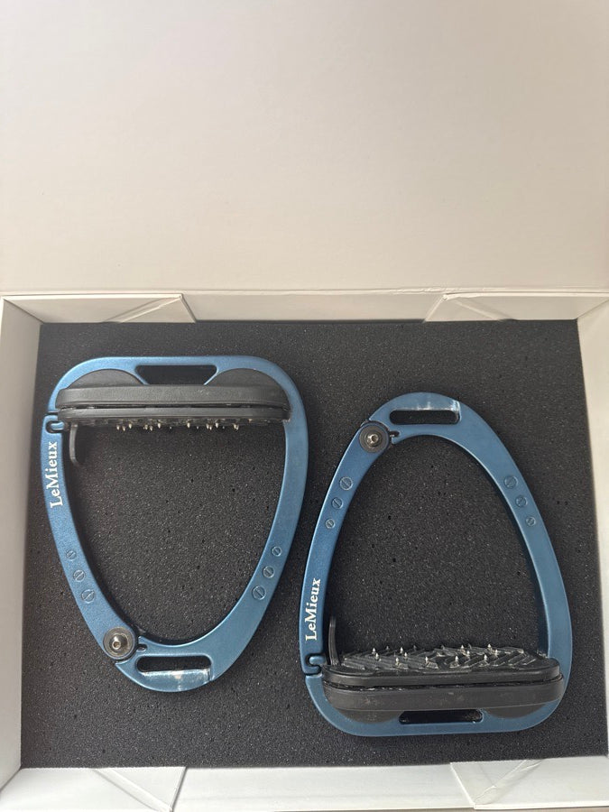 LEMIEUX LeMieux Vector Control Stirrups Royal Blue