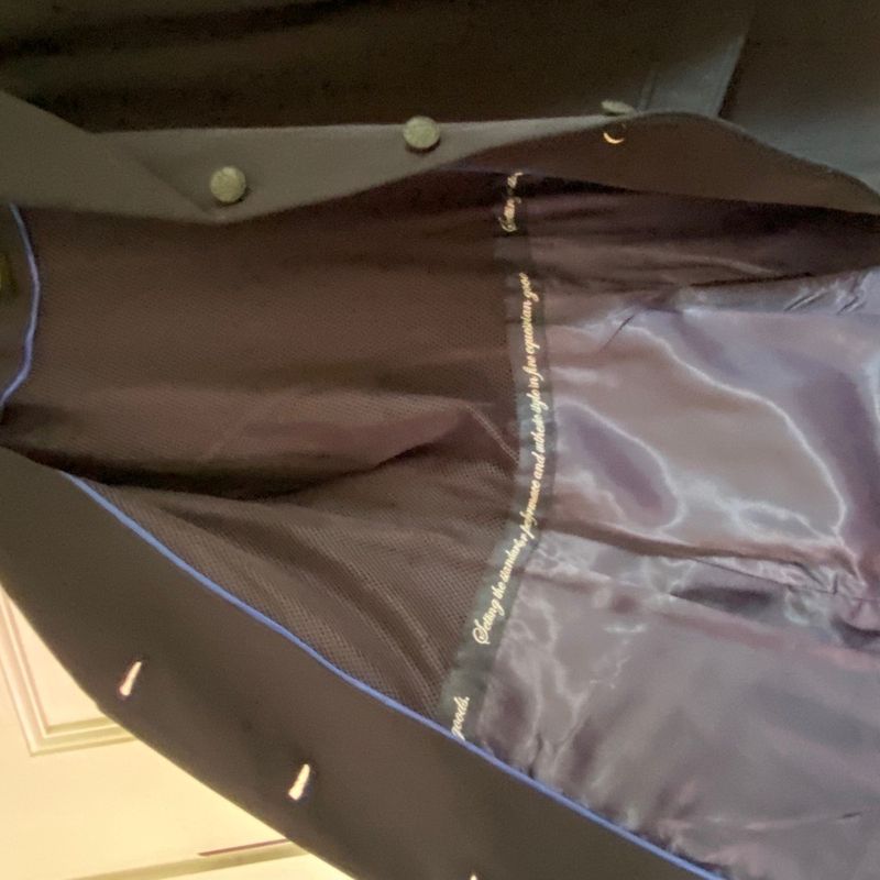 Ariat Pro Children’s Show Coat Lightweight Size 16 Navy