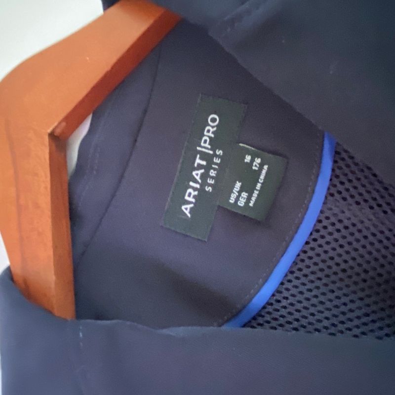 Ariat Pro Children’s Show Coat Lightweight Size 16 Navy