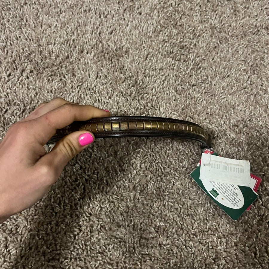 New Brown Nunn Finer Clincher Horseback Riding Browband