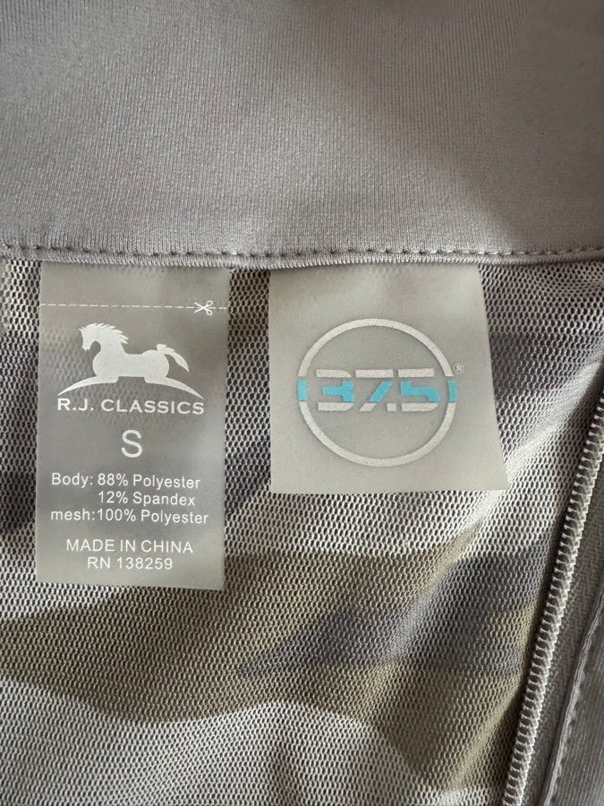 RJ CLASSICS RJ Classic Women’s Grey Sunshirt Quarter zip riding shirt, size XS (3)