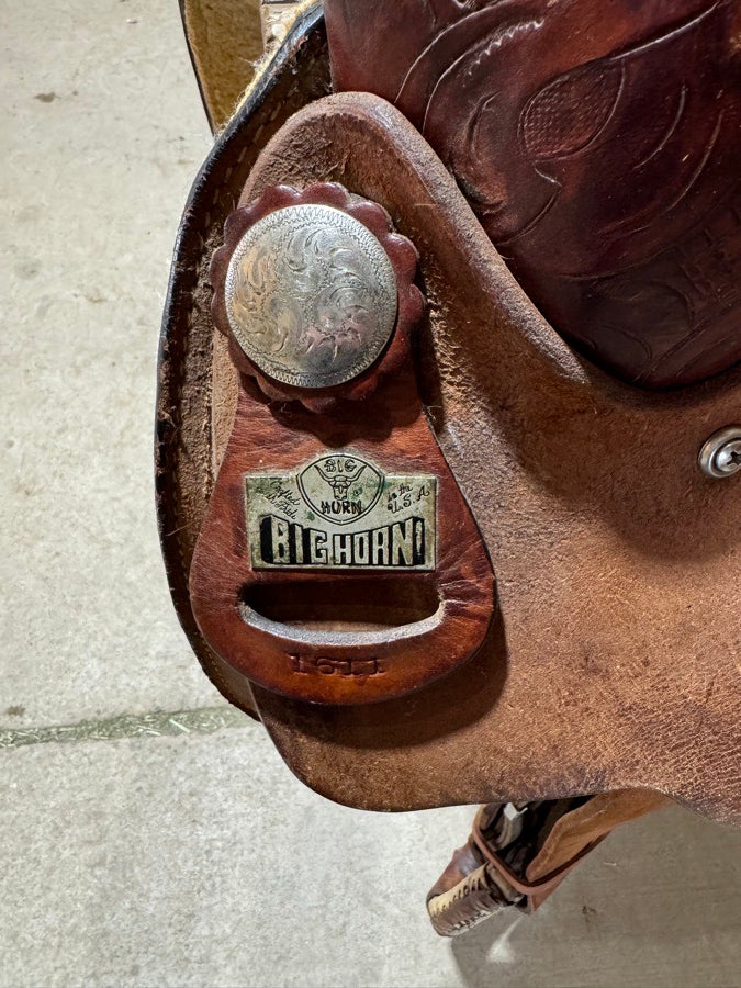 BIG HORN Used roper saddle (5)