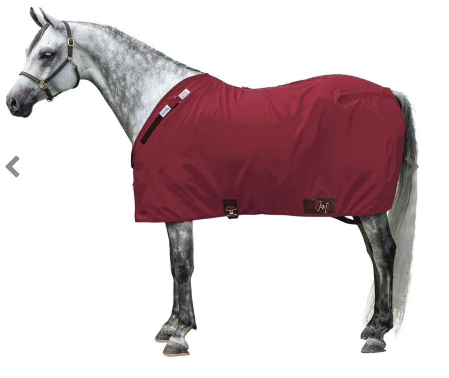 Burgundy Stable Sheet - Size: 68