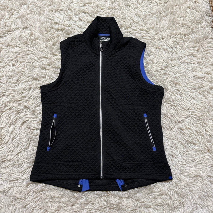 Women’s Large Black Irideon Horseback Riding Padded Vest. Good Condition.
