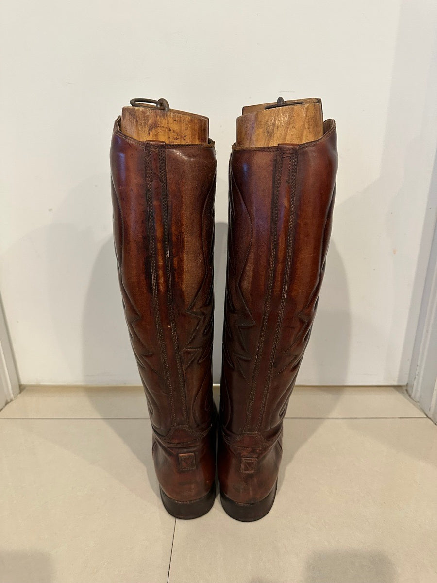 Stunning Men’s Polo front-zip Boots Argentinian-made