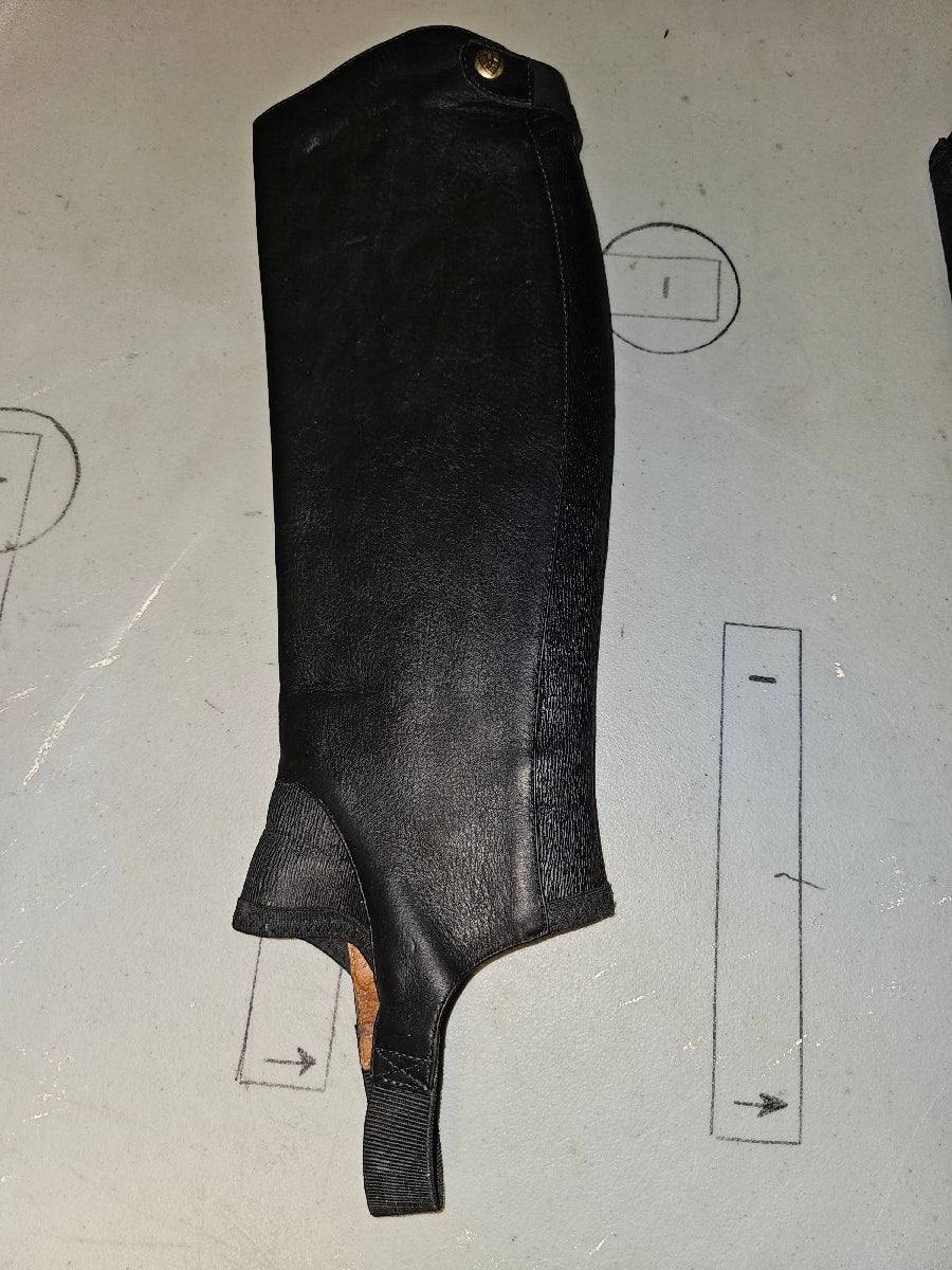 Ariat contour leather half chaps ladies small