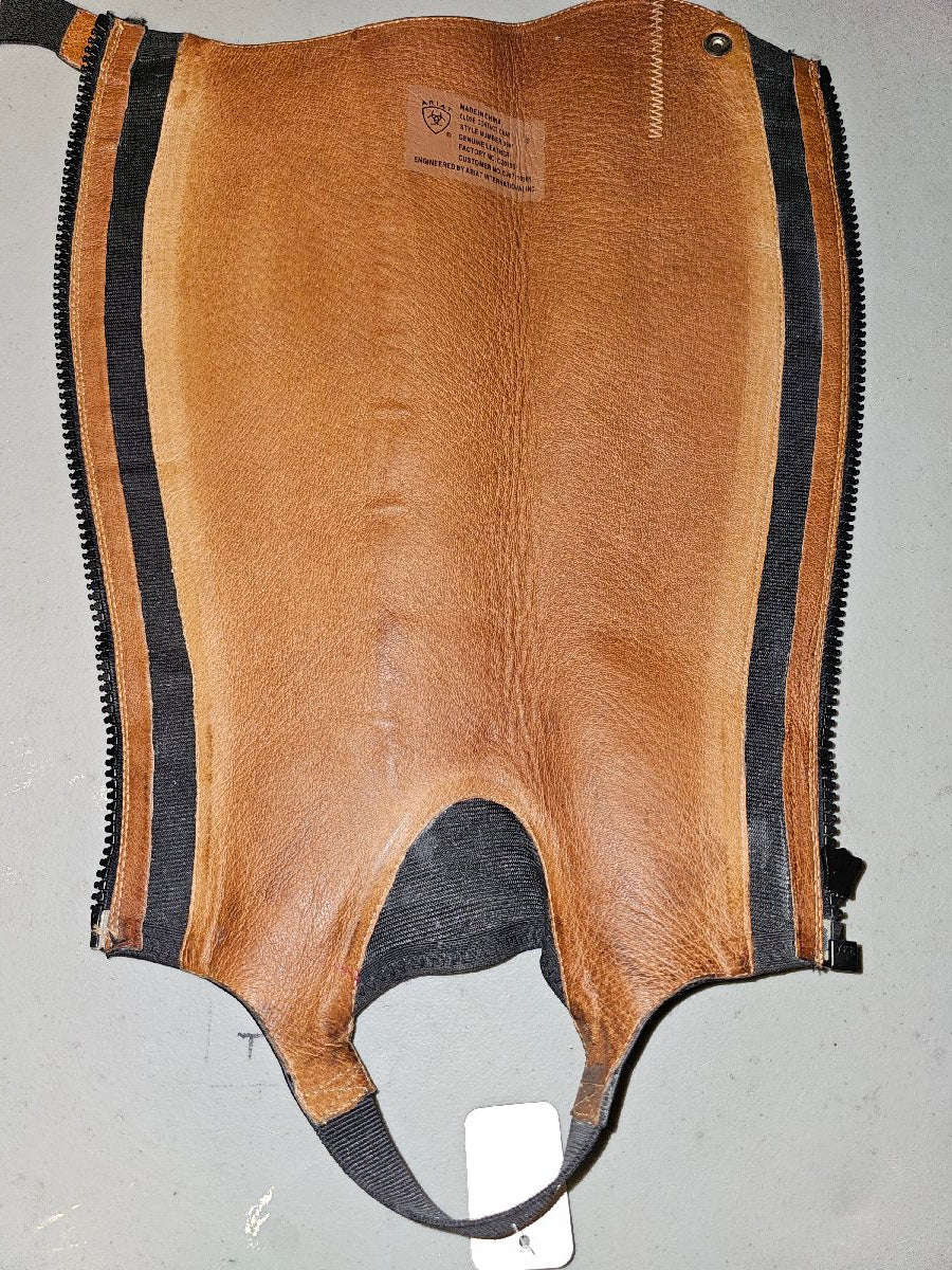 Ariat contour leather half chaps ladies small